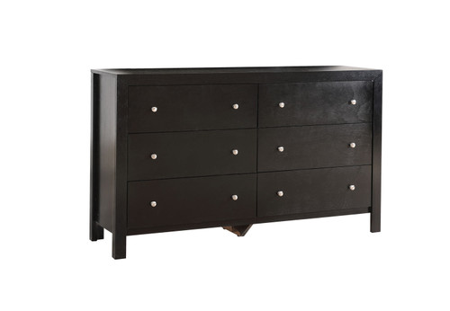 Elegant Transitional Dresser - Black