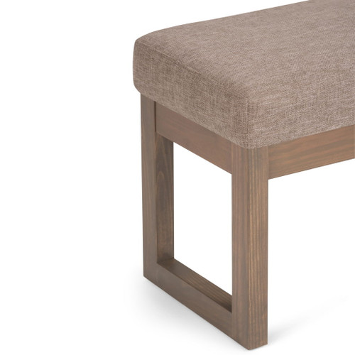 Milltown - Footstool Small Ottoman Bench - Fawn Brown