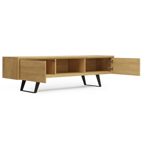 Lowry - Handcrafted TV Media Stand - Oak