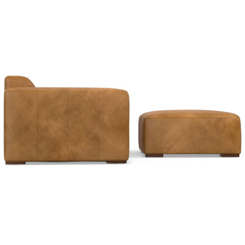 Rex - 2 Seater Sofa And Ottoman - Sienna