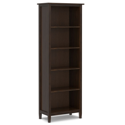 Warm Shaker - 5 Shelf Bookcase - Brown