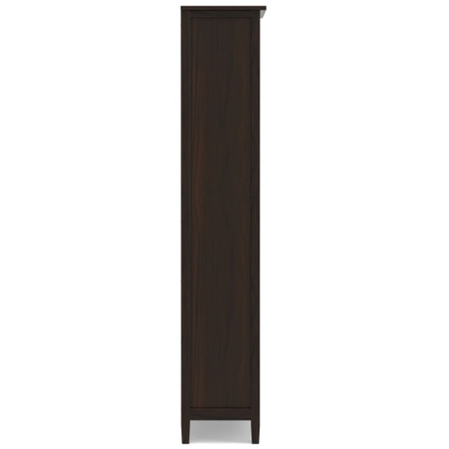 Warm Shaker - 5 Shelf Bookcase - Brown