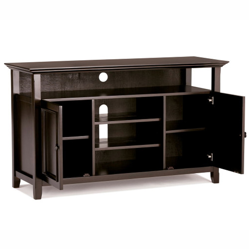 Amherst - TV Media Stand - Hickory Brown