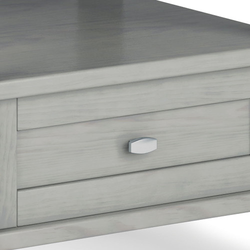 Warm Shaker - End Table - Fog Gray