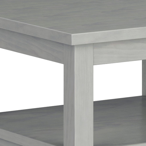 Warm Shaker - End Table - Fog Gray