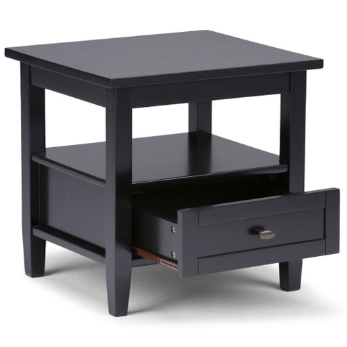 Warm Shaker - End Table - Black