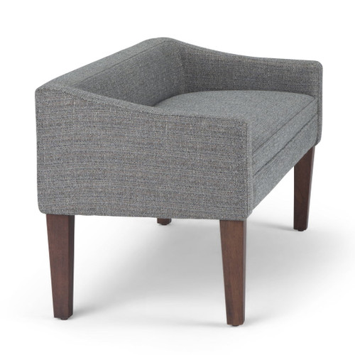 Parris - Upholstered Bench - Pebble Gray