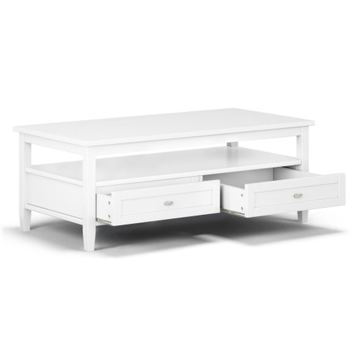 Warm Shaker - Coffee Table - White