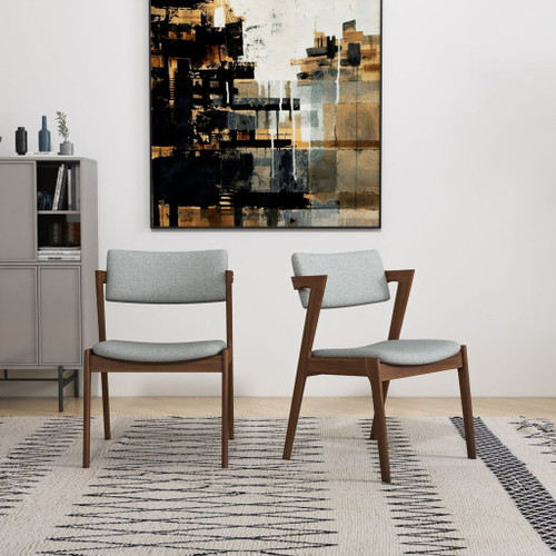 Edwin - Dining Chair (Set of 2) - Light Gray