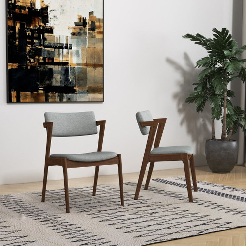 Edwin - Dining Chair (Set of 2) - Light Gray