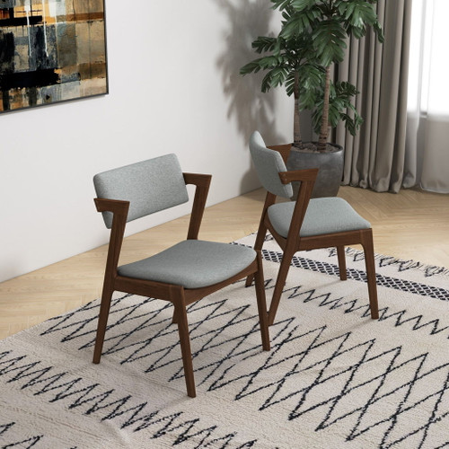 Edwin - Dining Chair (Set of 2) - Light Gray