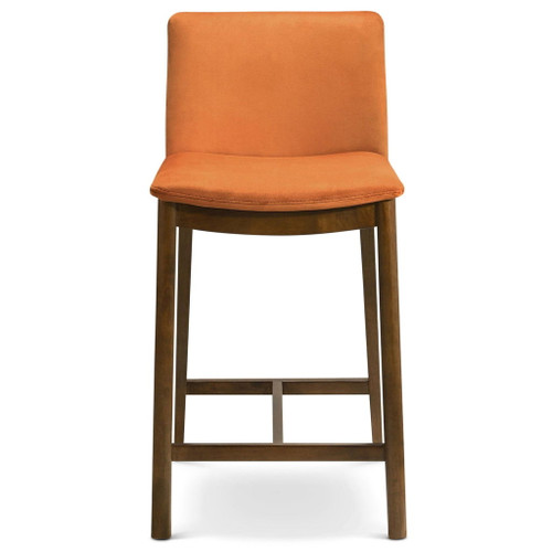 Shannon - Counter Chair - Burnt Orange