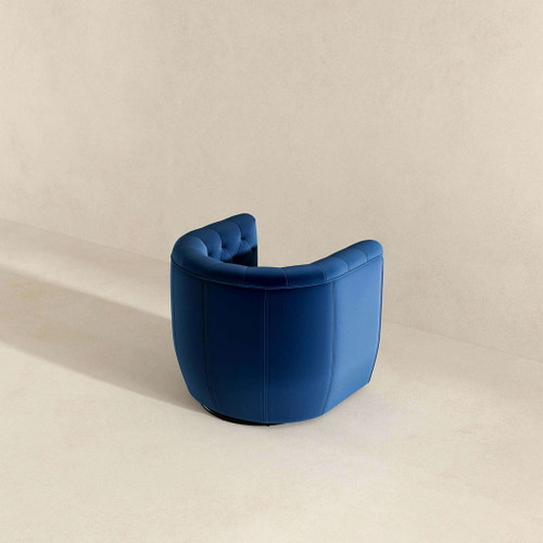 Delaney - Swivel Chair - Dark Blue