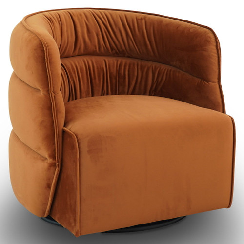Walden - Swivel Chair - Burnt Orange
