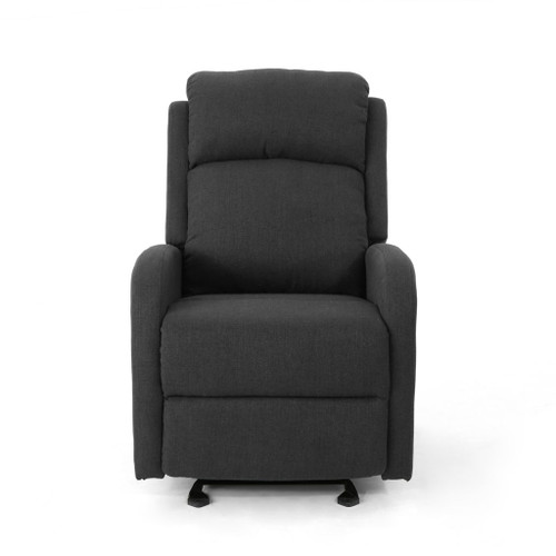 Wide Manual Rocker Standard Recliner - Dark Gray