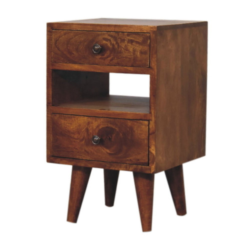 Mini Classic Multi Nightstand - Chestnut