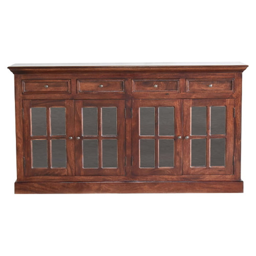 Large Glazed Sideboard - Cherry