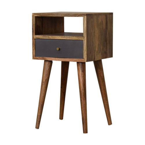 Mini Painted Bedside Table - Slate