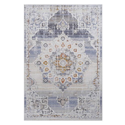 Payas - 6' X 9' Medallion Area Rug - Cream / Gold