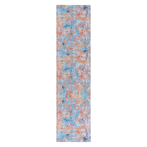 Maval - 2'6'' X 10' Washable Runner Rug - Multi