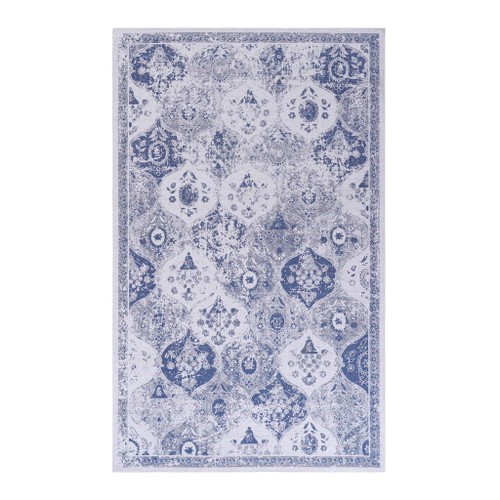 Maval - 2' X 3' Washable Area Rug - Blue