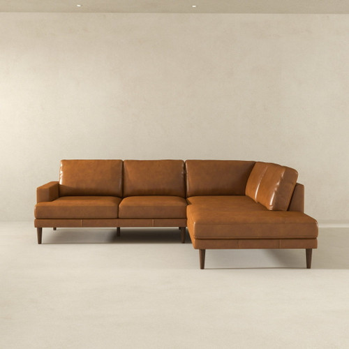 Corbin - Right Facing Sectional Sofa - Tan