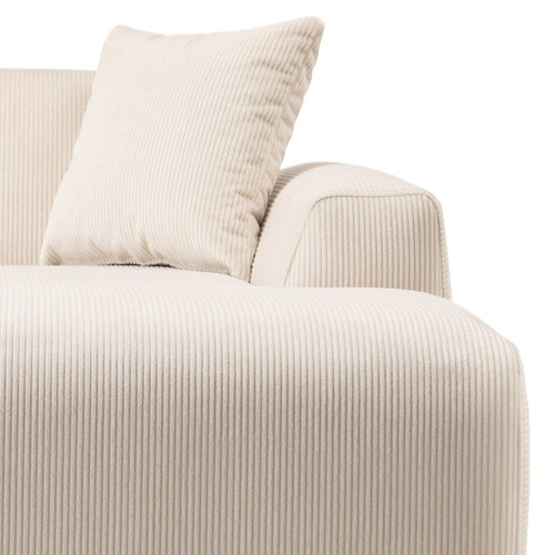 Mar - U-Shape Corner Sofa - Cream