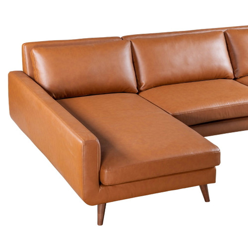 Garland - Left Sectional Sofa - Cognac