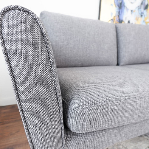 Benson - Sectional Sofa Right Facing Chaise - Gray