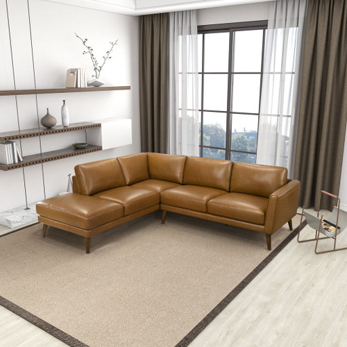 Benson - Sectional Sofa Left Facing Chaise - Tan