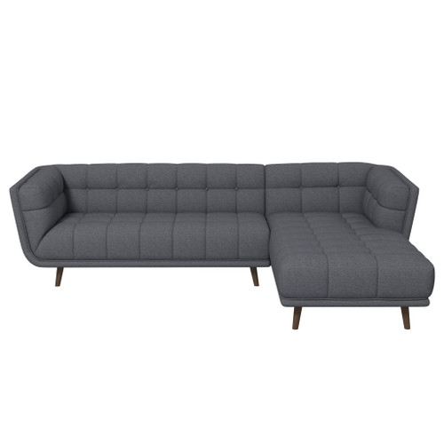 Addison - Right Sectional Sofa - Gray