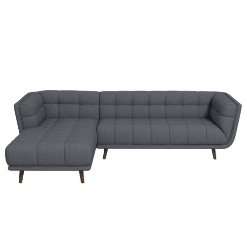 Addison - Left Sectional Sofa - Ash Gray