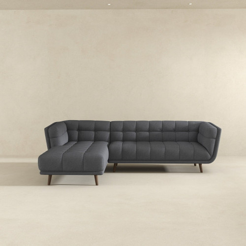 Addison - Left Sectional Sofa - Ash Gray