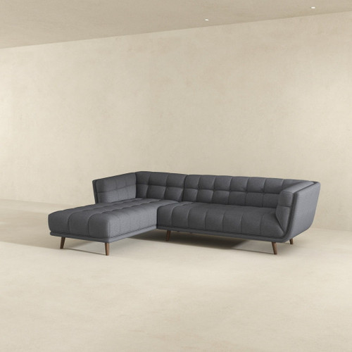 Addison - Left Sectional Sofa - Ash Gray