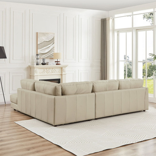 Glander - Sectional Sofa Right Facing - Cream