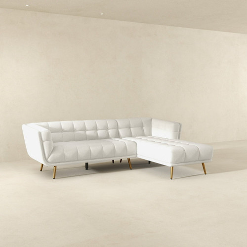 Addison - Right Sectional Sofa - Cream
