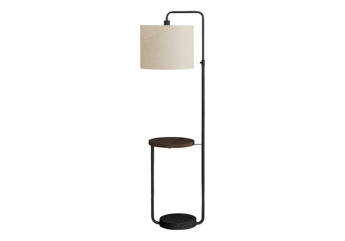 Floor Lamp USB Port Included Lighting - Black
