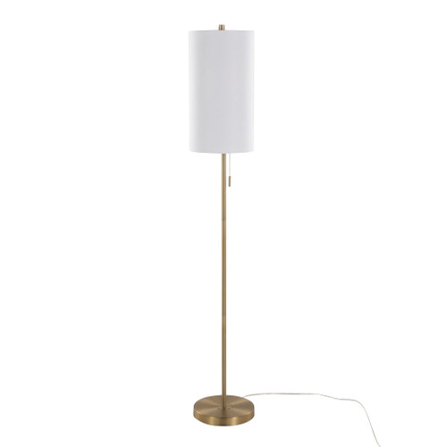 Bounty - Contemporary Metal Floor Lamp - White