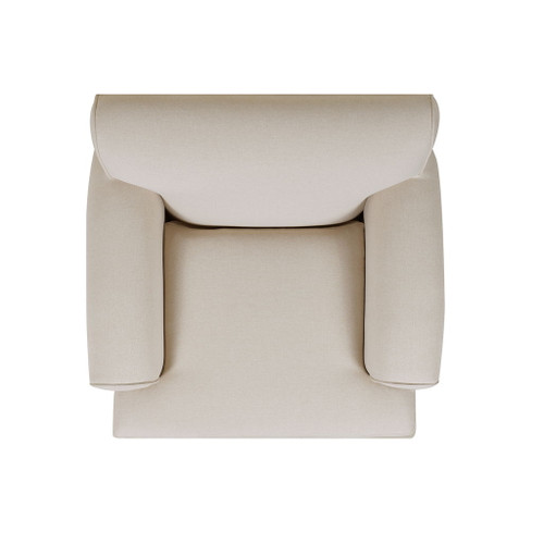 Alana Lawson - Accent Arm Chair Metal Casters - Sky Neutral Beige