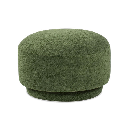 Fuji - Mushroom Footstool Ottoman - Moss Green