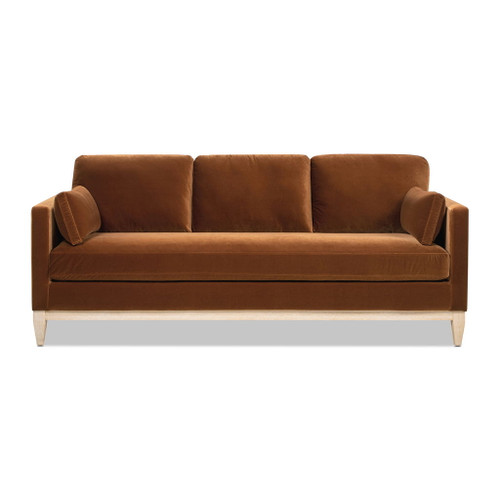 Knox - Modern Farmhouse Sofa - Burnt Orange