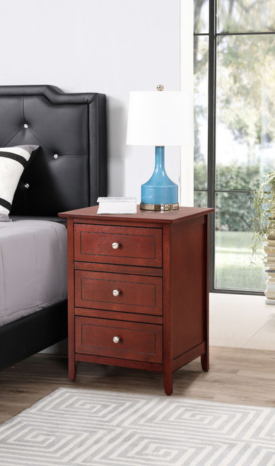 Transitional Nightstand For Bedrooms - Cherry