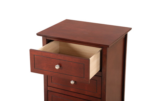 Transitional Nightstand For Bedrooms - Cherry