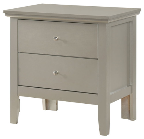 Primo - Nightstand - Silver Champagne