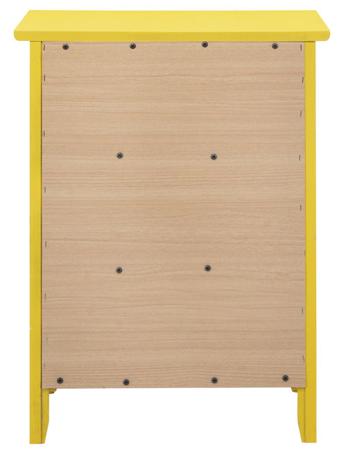 Transitional Nightstand For Bedrooms - Yellow