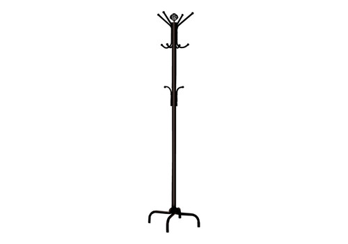 Free Standing Coat Rack 12 Hooks For Entryway - Black