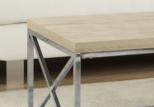 Coffee Table Rectangular For Living Room - Natural