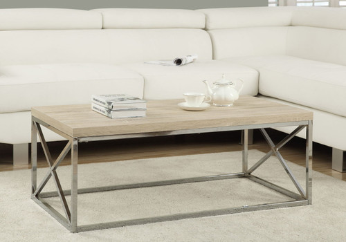 Coffee Table Rectangular For Living Room - Natural