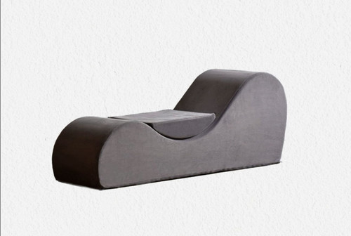 Solace - Chaise Lounge Chair Relaxation, Ergonomic Design With Soft Yet Firm High Density Foam Core, Removable Machinewashable Cover - Gray