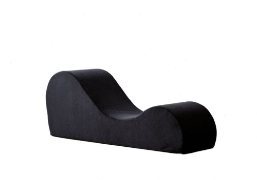 Solace - Chaise Lounge Chair Relaxation, Ergonomic Design With Soft Yet Firm High Density Foam Core, Removable Machinewashable Cover - Black